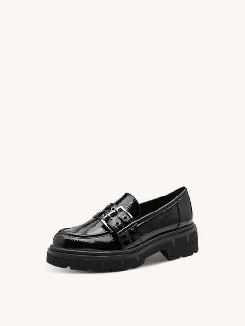 Slipper - schwarz, BLACK PATENT, hi-res