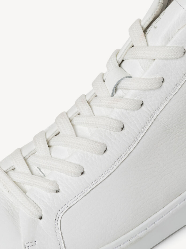 Ledersneaker - wei&szlig;, WHITE, hi-res