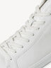 Leather Sneaker - white, WHITE, hi-res