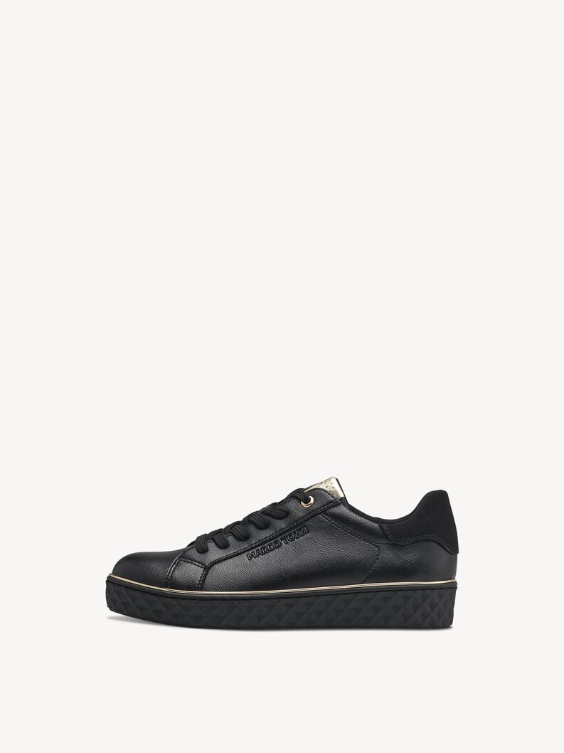 Sneaker - schwarz, BLACK/GOLD, hi-res