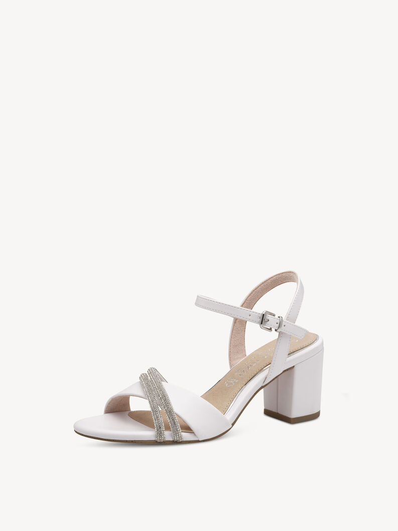 Sandal - white, WHITE, hi-res