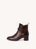 Leather Bootie - brown, CAFE, hi-res