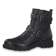 Lederstiefelette - schwarz, BLACK NAPPA, hi-res