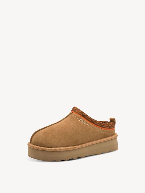 Ledersandal - braun, COGNAC, hi-res