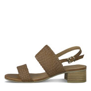 Heeled sandal - brown, COGNAC ANTIC, hi-res