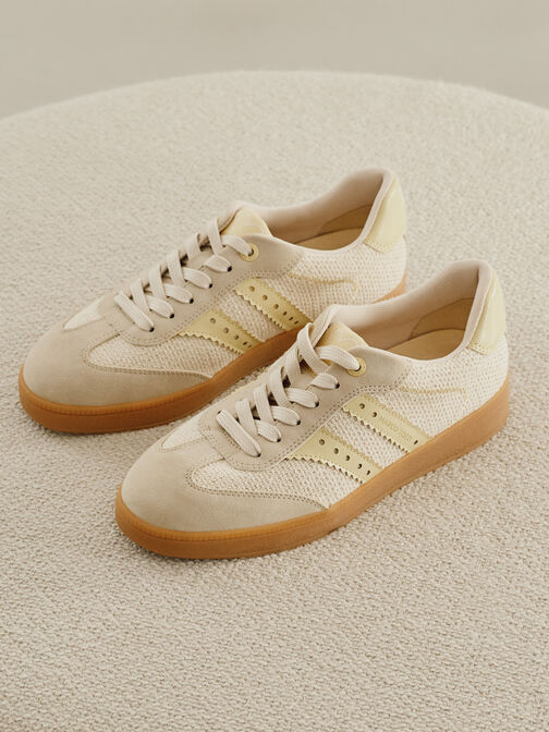 Tenisky - žlut&aacute;, VANILLA COMB, hi-res