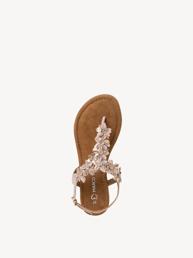 Leather Sandal - rose, POWDER COMB, hi-res