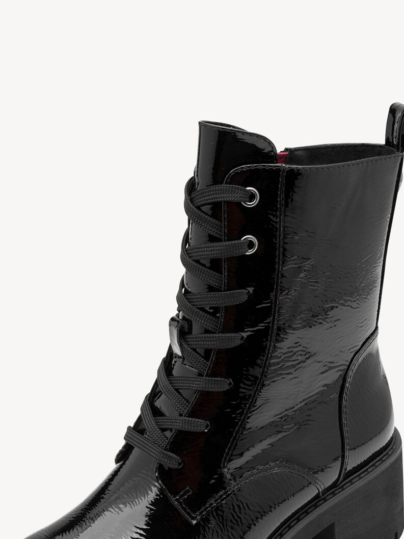 Stiefelette - schwarz Warmfutter, BLACK PATENT, hi-res