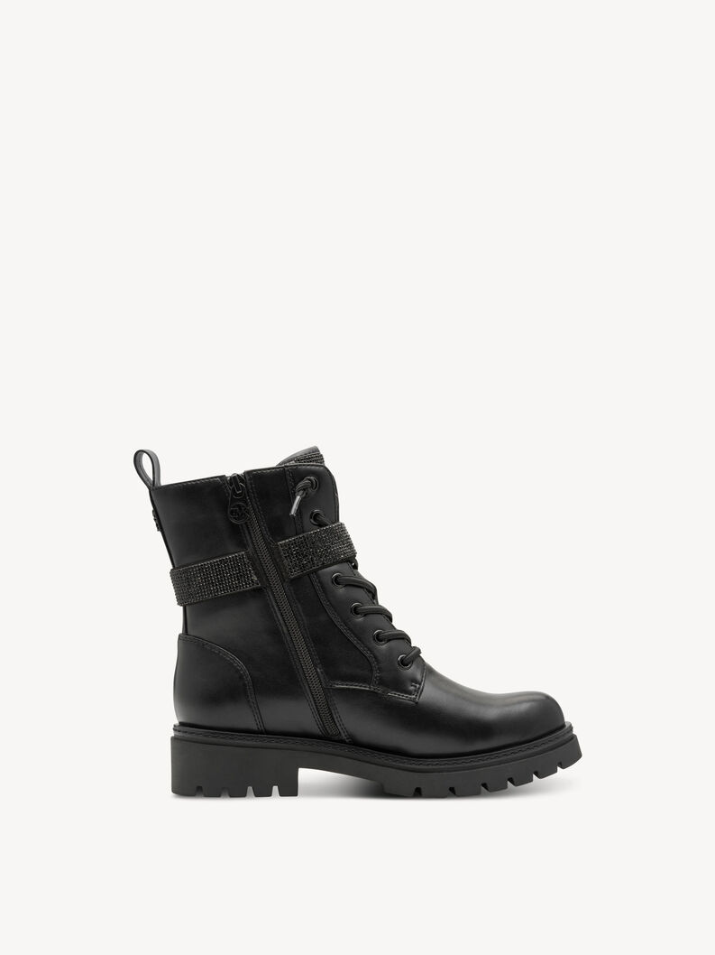 Stiefelette - schwarz, BLACK UNI, hi-res