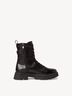 Lederstiefelette - schwarz, BLACK, hi-res