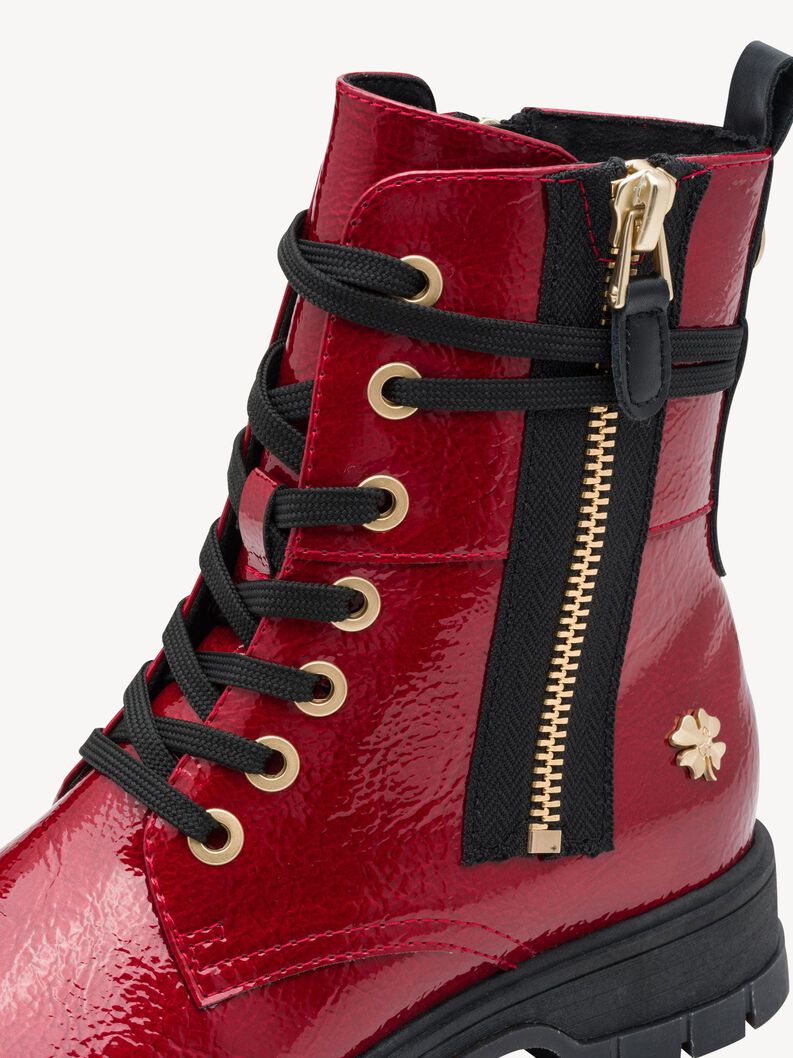 Stiefelette - rot, DK.RED PAT., hi-res