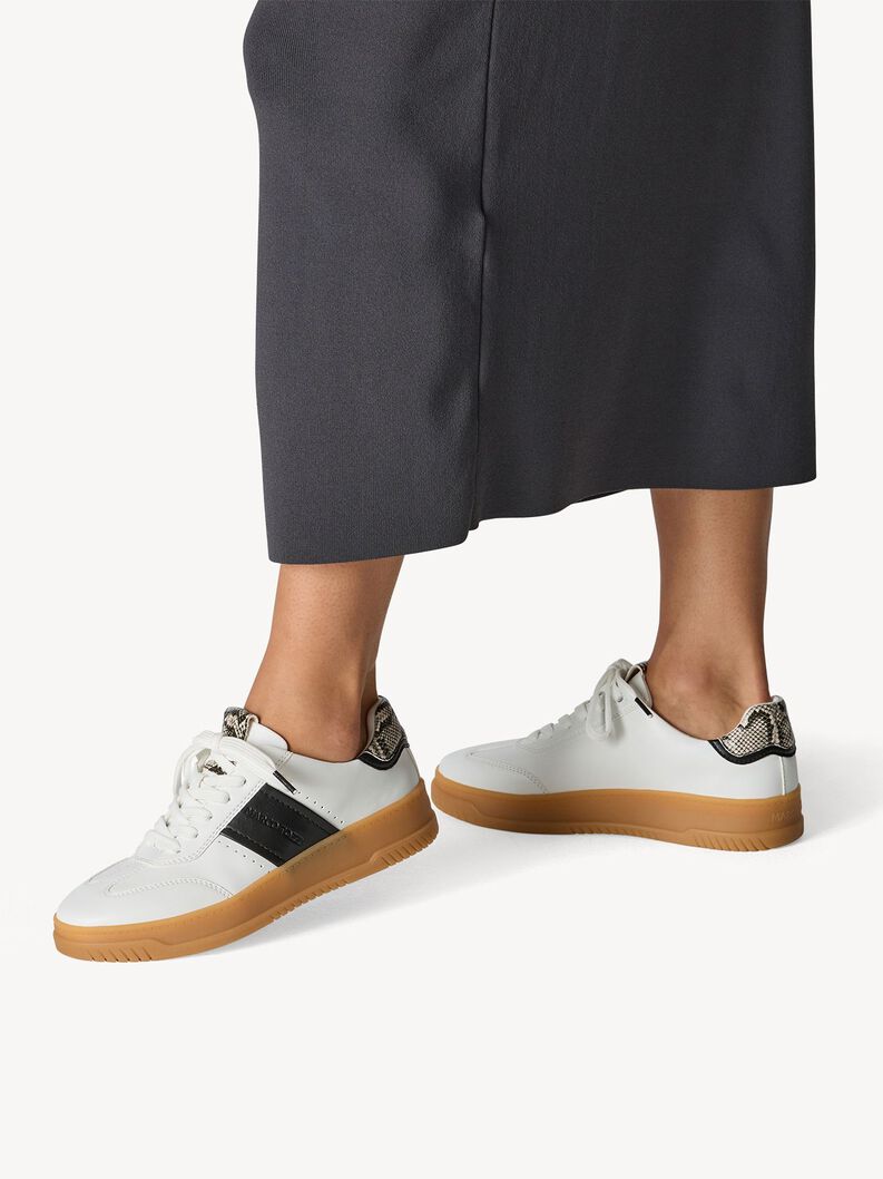 Sneaker - wei&szlig;, WHITE/BLACK, hi-res