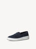 Lederslipper - blau, NAVY, hi-res