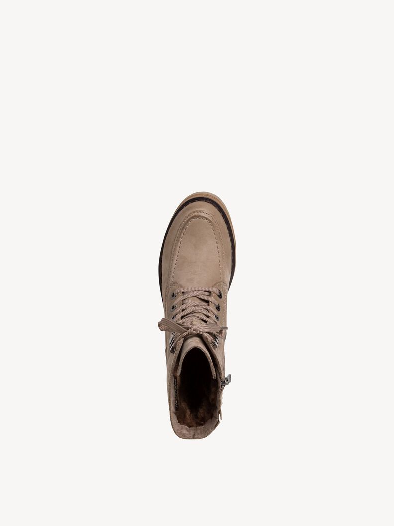 Lederstiefelette - beige Warmfutter, TAUPE NUBUCK, hi-res