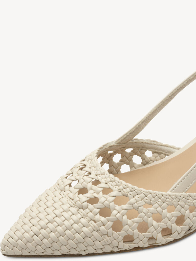 Klapki sling - beżowy, CREAM, hi-res