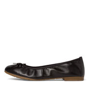 Leather Ballerina - black, BLACK, hi-res