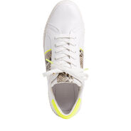 Basket - blanc, WHITE/NEON YEL, hi-res