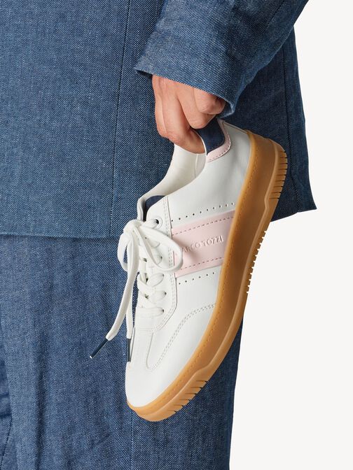 Sneaker - white, WHITE/SOFT PNK, hi-res