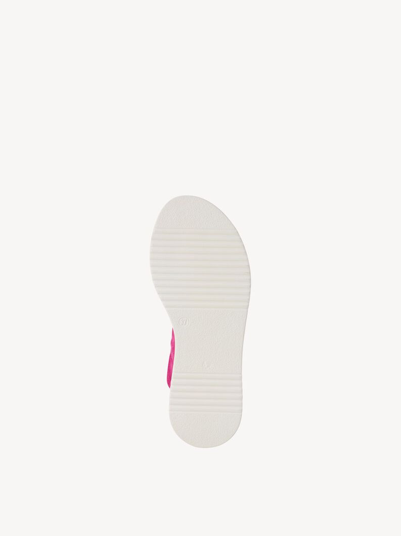 Ledersandale - pink, PINK COMB, hi-res
