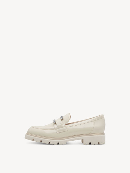 Slipper, CREAM PATENT, hi-res