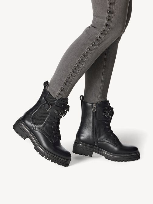 Stiefelette - schwarz, BLACK, hi-res