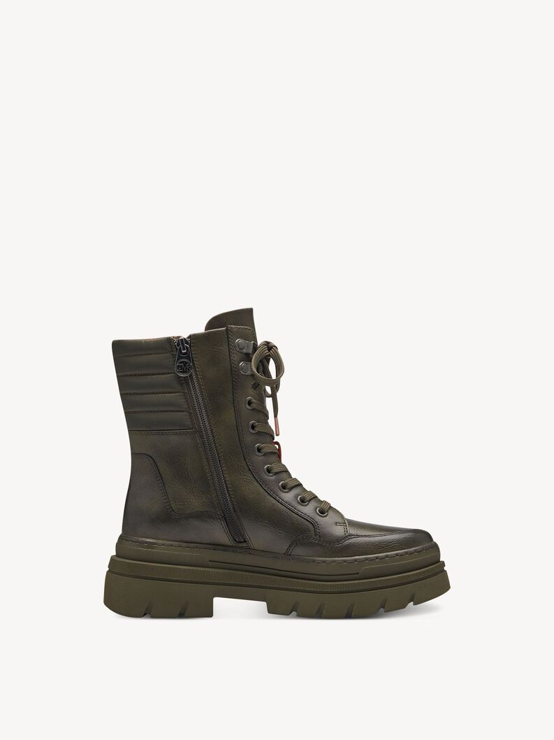 Stiefelette - grün Warmfutter, OLIVE, hi-res