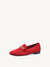 Leather Slipper - red, RED, hi-res