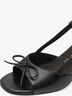 Ledersandalette - schwarz, BLACK, hi-res