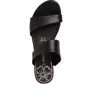 Lederpantolette - schwarz, BLACK, hi-res