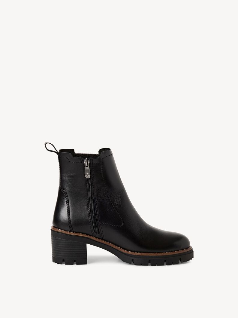 Leder Chelsea Boot - schwarz, BLACK COMB, hi-res