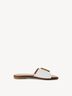 Mule en cuir - blanc, WHITE COMB, hi-res