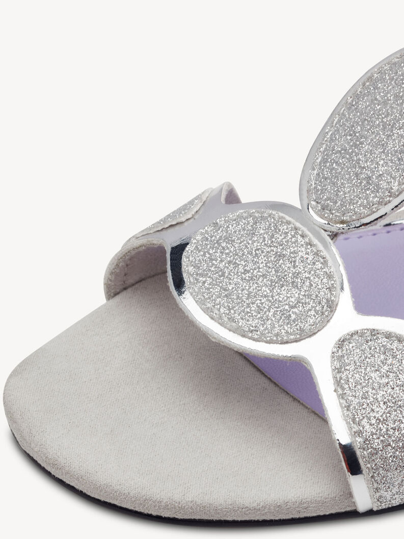 Sandale - metallic, SILVER, hi-res