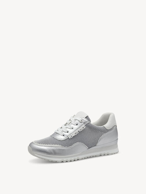 Sneaker - weiß, WHITE/SILVER, hi-res