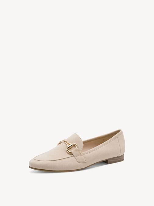Lederslipper - beige, DUNE, hi-res