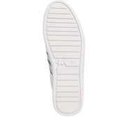Leather Sneaker - white, WHITE/NAVY M., hi-res