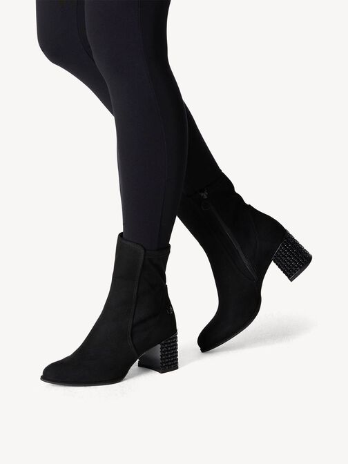 Stiefelette - schwarz, BLACK, hi-res