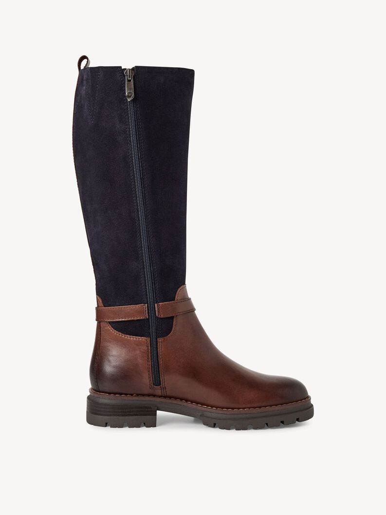 Boots - brown, CHESTNUT/NAVY, hi-res