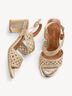 Sandalette - metallic, GOLD, hi-res