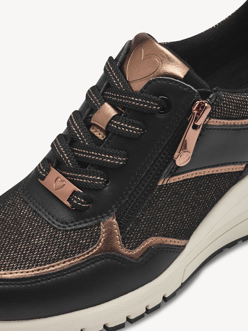 Sneaker - schwarz, BLACK/COPPER, hi-res