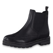 Bottine Chelsea en cuir - noir, BLACK ANT.COMB, hi-res