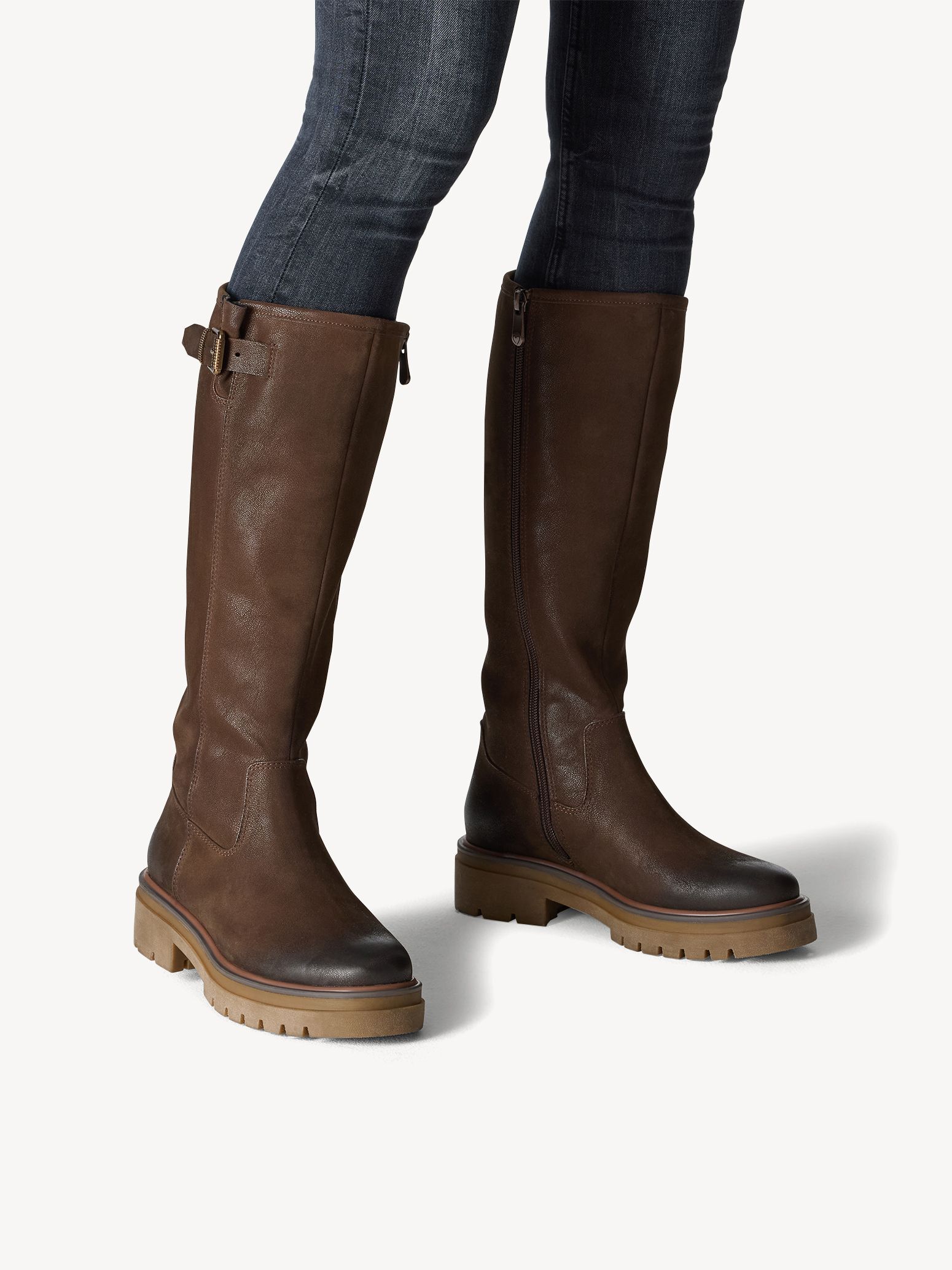 Scarpe Invernali Donna MARCO TOZZI Fodera Calda Barca 2-26231-43, Stivali Da Neve Donna, Dune Comb, 40 EU Stivali Corti Donna