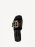 Lederpantolette - schwarz, BLACK, hi-res