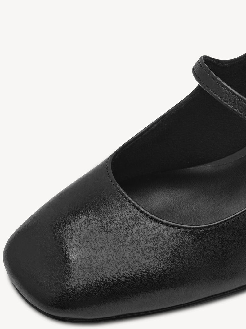 Leather Pumps - black, BLACK, hi-res