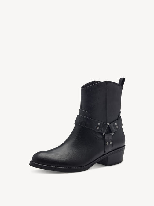 Stiefelette - schwarz, BLACK, hi-res