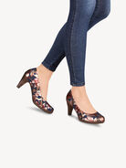 Pumps - blau, NAVY FLOWER, hi-res