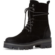 Leather Bootie - black, BLACK, hi-res