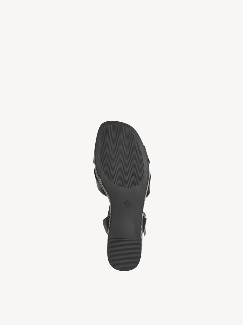 Sandal - black, BLACK, hi-res