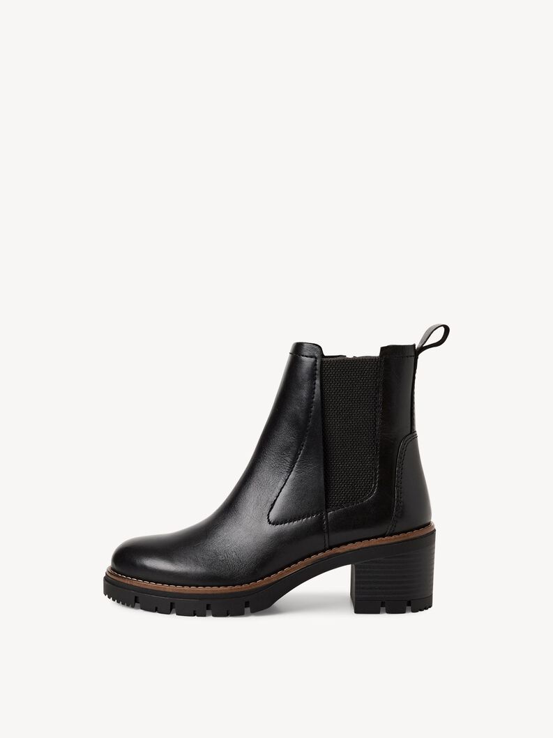 Leder Chelsea Boot - schwarz, BLACK COMB, hi-res