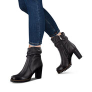Bottine en cuir - noir, BLACK ANTIC, hi-res