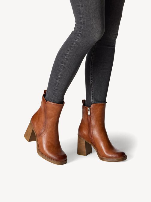 Stiefelette - braun, COGNAC, hi-res